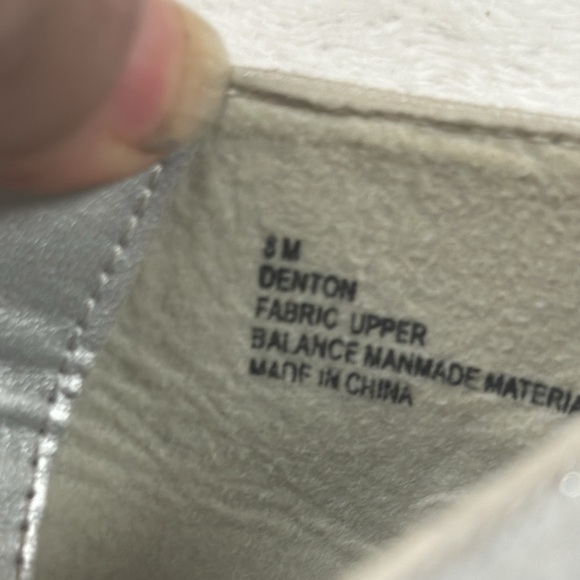 Super Cute NICOLE Rhinestone Silver Ballet Flats - Size 8 M - Picture 6 of 8